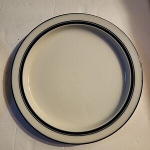 Dansk Bistro Christianshavn Cream and Blue Butter Plate Set of 2 7.25